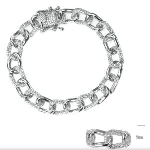 SB14951, Ladies' Moissanite Ring, S925, Rhodium Plated, White, 25.51g