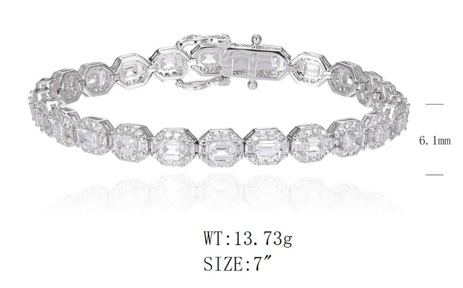 SB17422, Ladies' Moissanite Ring, S925, Rhodium Plated, White, 13g