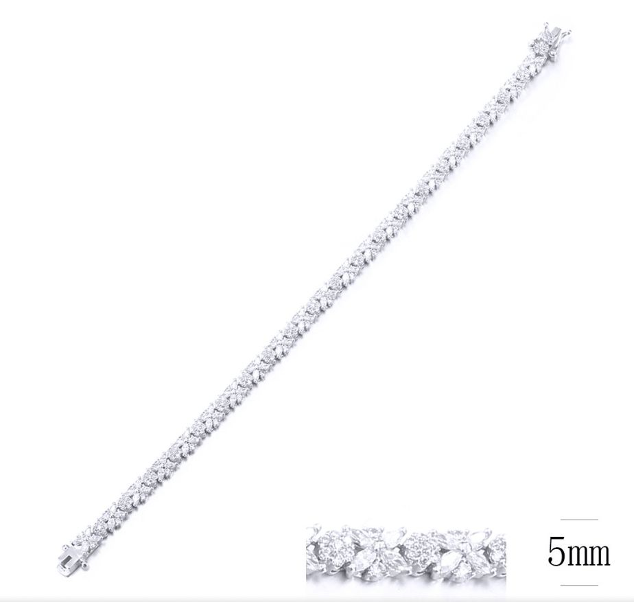 SB10654, Ladies' Moissanite Ring, S925, Rhodium Plated, White, 11.17g