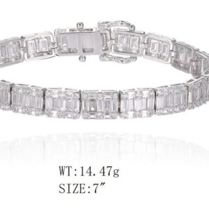 SB17428, Ladies' Moissanite Ring, S925, Rhodium Plated, White, 14.91g