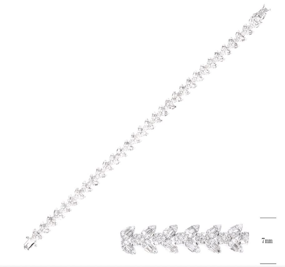 SB14307, Ladies' Moissanite Ring, S925, Rhodium Plated, White, 16.89g