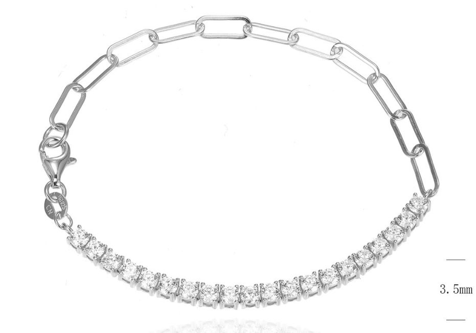 SB16584, Ladies' Moissanite Ring, S925, Rhodium Plated, White, 4.54g