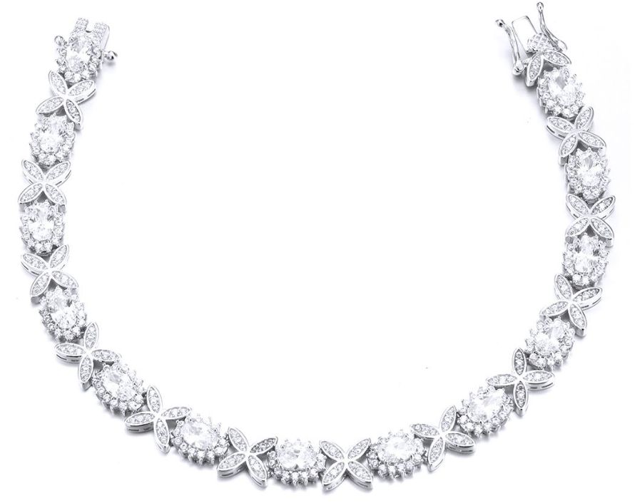 SB09566, Ladies' Moissanite Ring, S925, Rhodium Plated, White, 17.767g