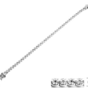 SB13123, Ladies' Moissanite Ring, S925, Rhodium Plated, White, 10.207g