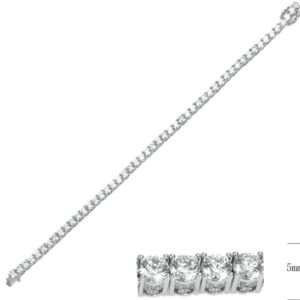 SB15428, Ladies' Moissanite Ring, S925, Rhodium Plated, White, 19.14g