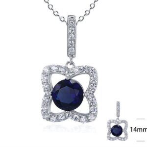 SZ09079, Ladies' Moissanite Ring, S925, Rhodium Plated, White, 3.2g