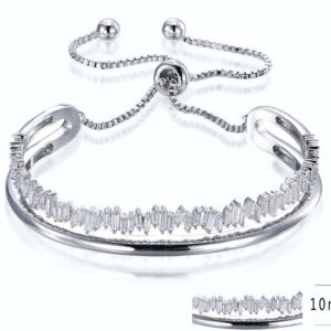 SA02483, Ladies' Moissanite Ring, S925, Rhodium Plated, White, 15.36g