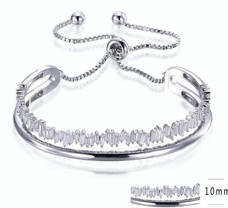 SA02483, Ladies' Moissanite Ring, S925, Rhodium Plated, White, 15.36g