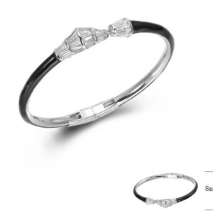 SA05926, Ladies' Moissanite Ring, S925, Rhodium Plated, White, 25.1g
