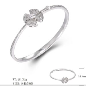 SA06423, Ladies' Moissanite Ring, S925, Rhodium Plated, White, 18.27g