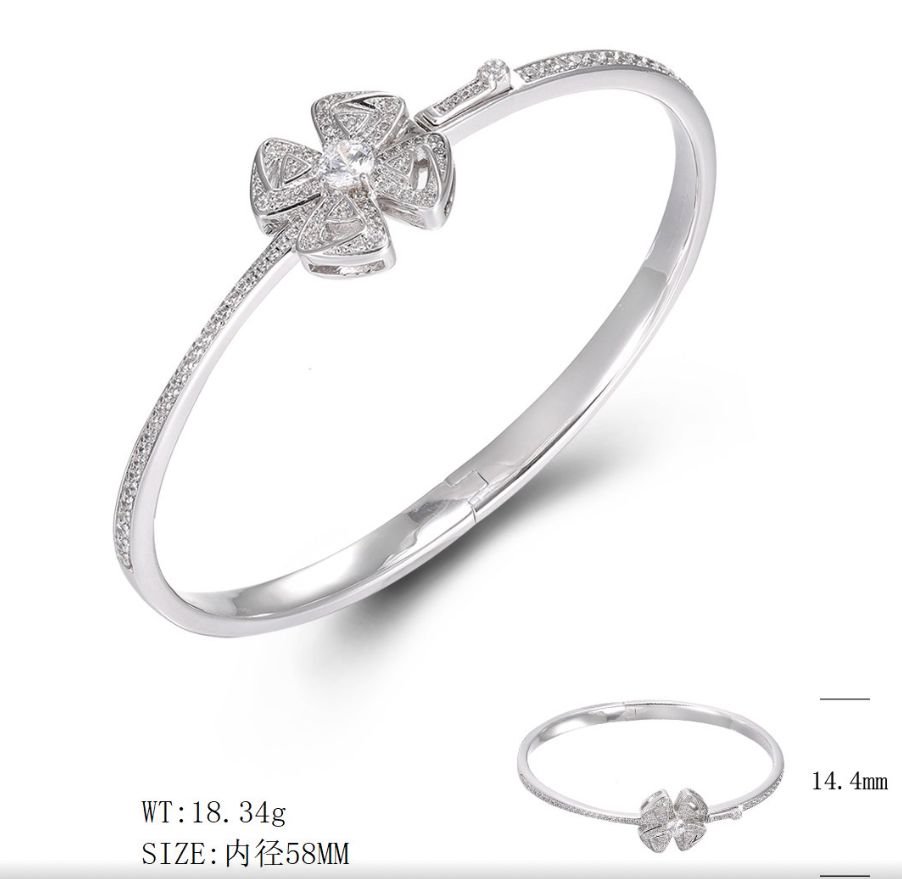 SA06423, Ladies' Moissanite Ring, S925, Rhodium Plated, White, 18.27g