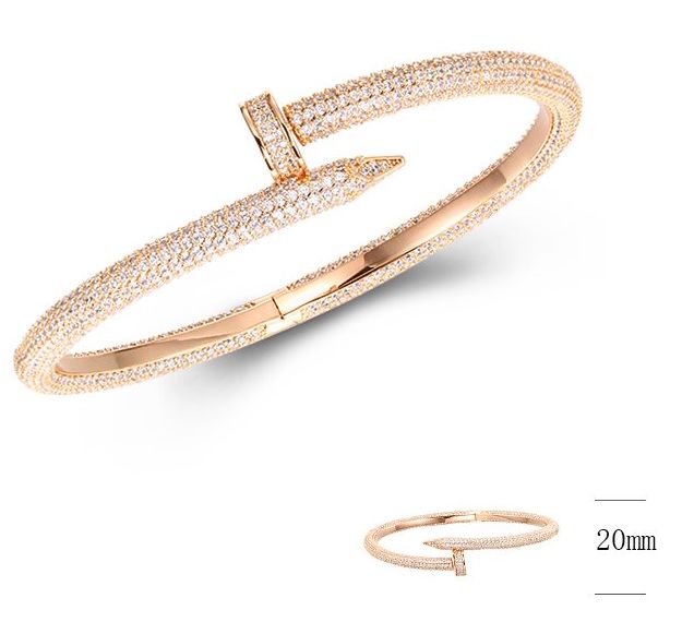 SA05281, Ladies' Moissanite Bangle, S925, Rhodium Plated, White, 27.4g