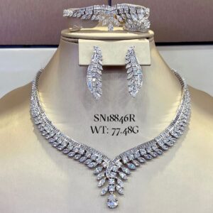 SN18846, Ladies' Moissanite Ring, S925, Rhodium Plated, White, 77.48g