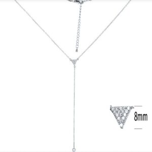 SN05581, Ladies' Moissanite Ring, S925, Rhodium Plated, White, 2.03g