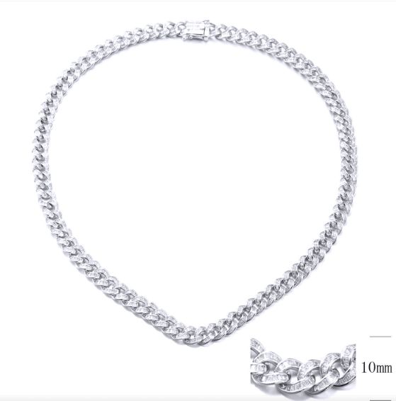 SN10402, Ladies' Moissanite Ring, S925, Rhodium Plated, White, 99.1g