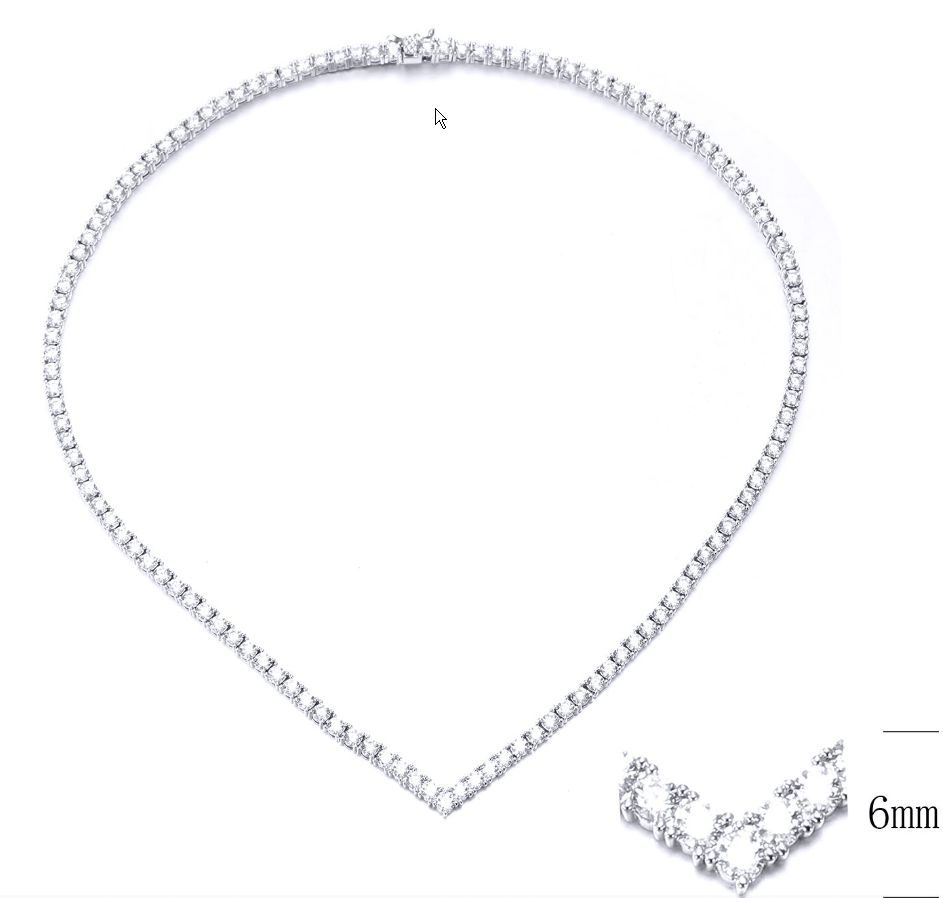 SN07506, Ladies' Moissanite Ring, S925, Rhodium Plated, White, 23.54g