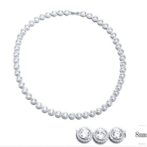 SN08983, Ladies' Moissanite Ring, S925, Rhodium Plated, White, 39.68g