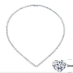 SN04487, Ladies' Moissanite Ring, S925, Rhodium Plated, White, 27.1g