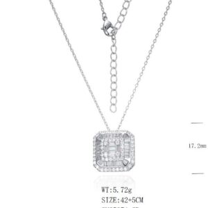 SN25274, Ladies' Moissanite Ring, S925, Rhodium Plated, White, 5.705g