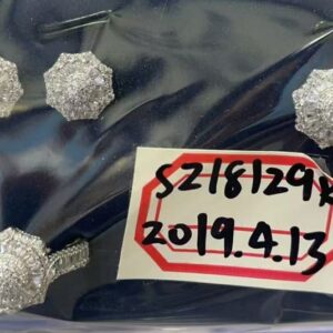 SZ18129, Ladies' Moissanite Ring, S925, Rhodium Plated, White, 10.39g