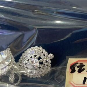 SZ20552, Ladies' Moissanite Ring, S925, Rhodium Plated, White, 13.44g