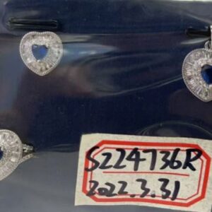 SZ24736, Ladies' Moissanite Ring, S925, Rhodium Plated, White, 7.33g