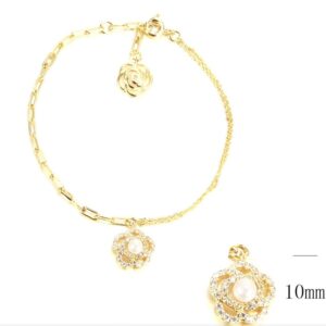 SB13578, Ladies' Moissanite Bracelet, S925, Rhodium Plated, White, 2.25g