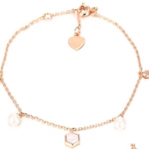 SB13537, Ladies' Moissanite Bracelet, S925, Rhodium Plated, White, 1.3g