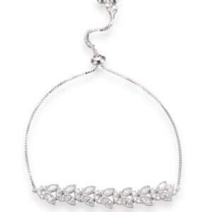 SB13348, Ladies' Moissanite Ring, S925, Rhodium Plated, White, 4.6g