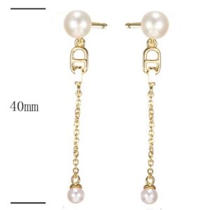 SE34293, Ladies' Moissanite Earring, S925, Rhodium Plated, White, 2.85g