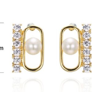 SE33554, Ladies' Moissanite Ring, S925, Rhodium Plated, White, 2.3g