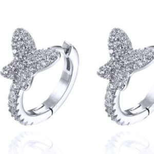 SE30637, Ladies' Moissanite Ring, S925, Rhodium Plated, White, 3.8g