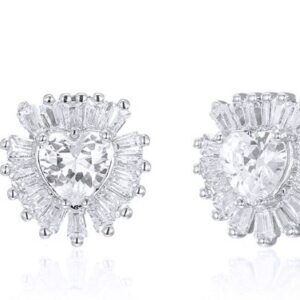 SE22150, Ladies' Moissanite Ring, S925, Rhodium Plated, White, 2.5g