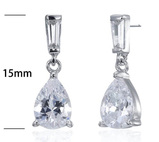 SE17180, Ladies' Moissanite Ring, S925, Rhodium Plated, White, 1.5g