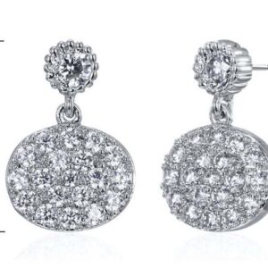 SE17189, Ladies' Moissanite Ring, S925, Rhodium Plated, White, 1.9g