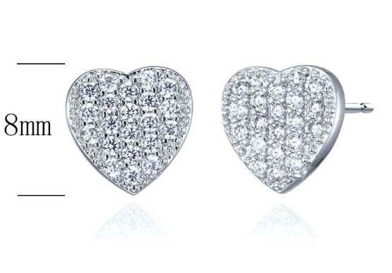SE17919, Ladies' Moissanite Ring, S925, Rhodium Plated, White, 1.5g