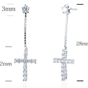 SE18088, Ladies' Moissanite Ring, S925, Rhodium Plated, White, 1.1g