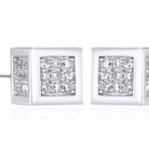 SE22193, Ladies' Moissanite Ring, S925, Rhodium Plated, White, 2.1g