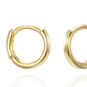 SE34065, Ladies' Moissanite Earring, S925, Rhodium Plated, White, 0.7g