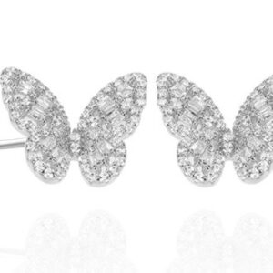 SE33478, Ladies' Moissanite Ring, S925, Rhodium Plated, White, 3.1g