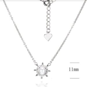 SN12417, Ladies' Moissanite Ring, S925, Rhodium Plated, White, 2.2g