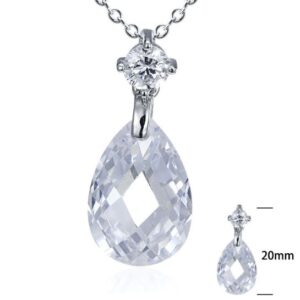 SZ15047, Ladies' Moissanite Ring, S925, Rhodium Plated, White, 3.1g