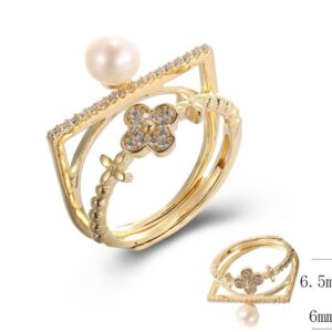 SJ41379, Ladies' Moissanite Ring, S925, Rhodium Plated, White, 3g