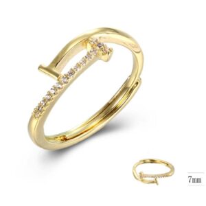 SJ41733, Ladies' Moissanite Ring, S925, Rhodium Plated, White, 1.5g