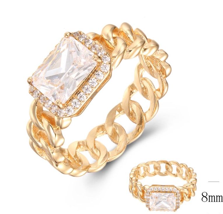 SJ36164, Ladies' Moissanite Ring, S925, Rhodium Plated, White, 4.2g
