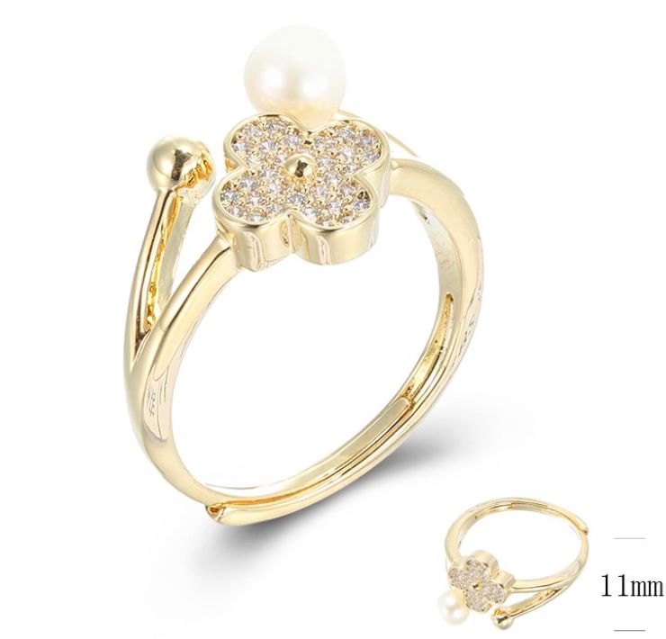 SJ41382, Ladies' Moissanite Ring, S925, Rhodium Plated, White, 2.3g