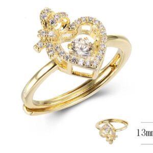 SJ41729, Ladies' Moissanite Ring, S925, Rhodium Plated, White, 2.41g