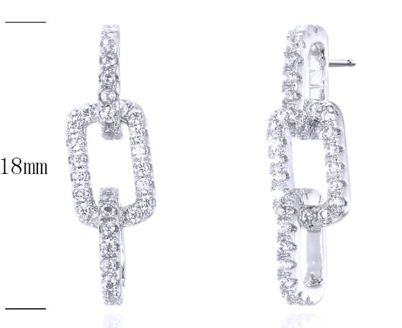 SE30560, Ladies' Moissanite Ring, S925, Rhodium Plated, White, 2.73g