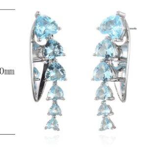 SE30549, Ladies' Moissanite Ring, S925, Rhodium Plated, White, 5.18g
