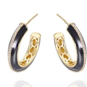 SE39805, Ladies' Moissanite Earring, S925, Rhodium Plated, White, 7.99g
